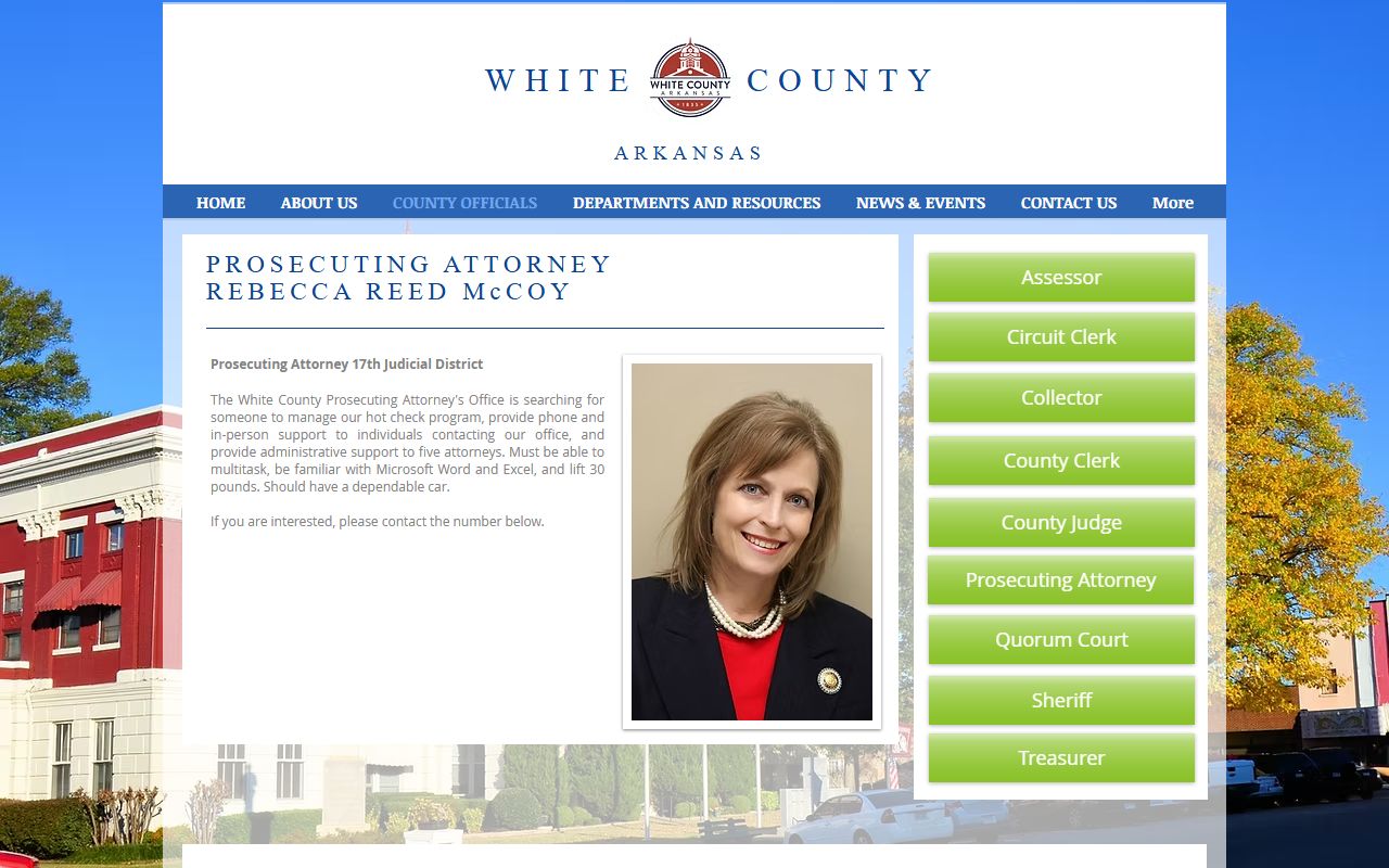 Prairie County court records after jail arrest prosecutor office page